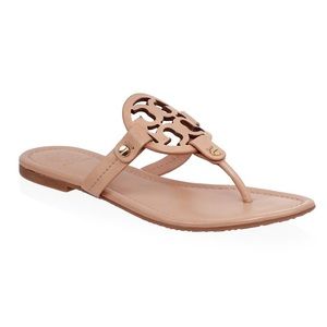 Tory Burch Miller flip flop Sandals size 9 beige